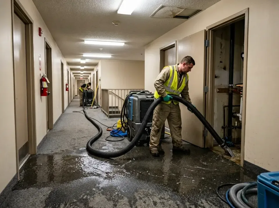 multi-unit-apartment-hallway-f-005 — frequently asked questions, Emergency Burst Pipe Water Extraction & Removal in San Anto…
